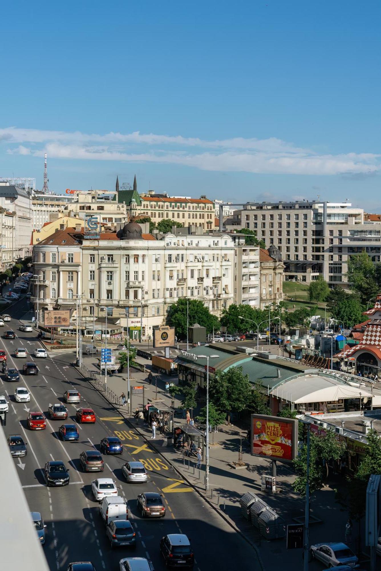 Roof Shelter City View Old Town Renovated Belgrade Exterior photo