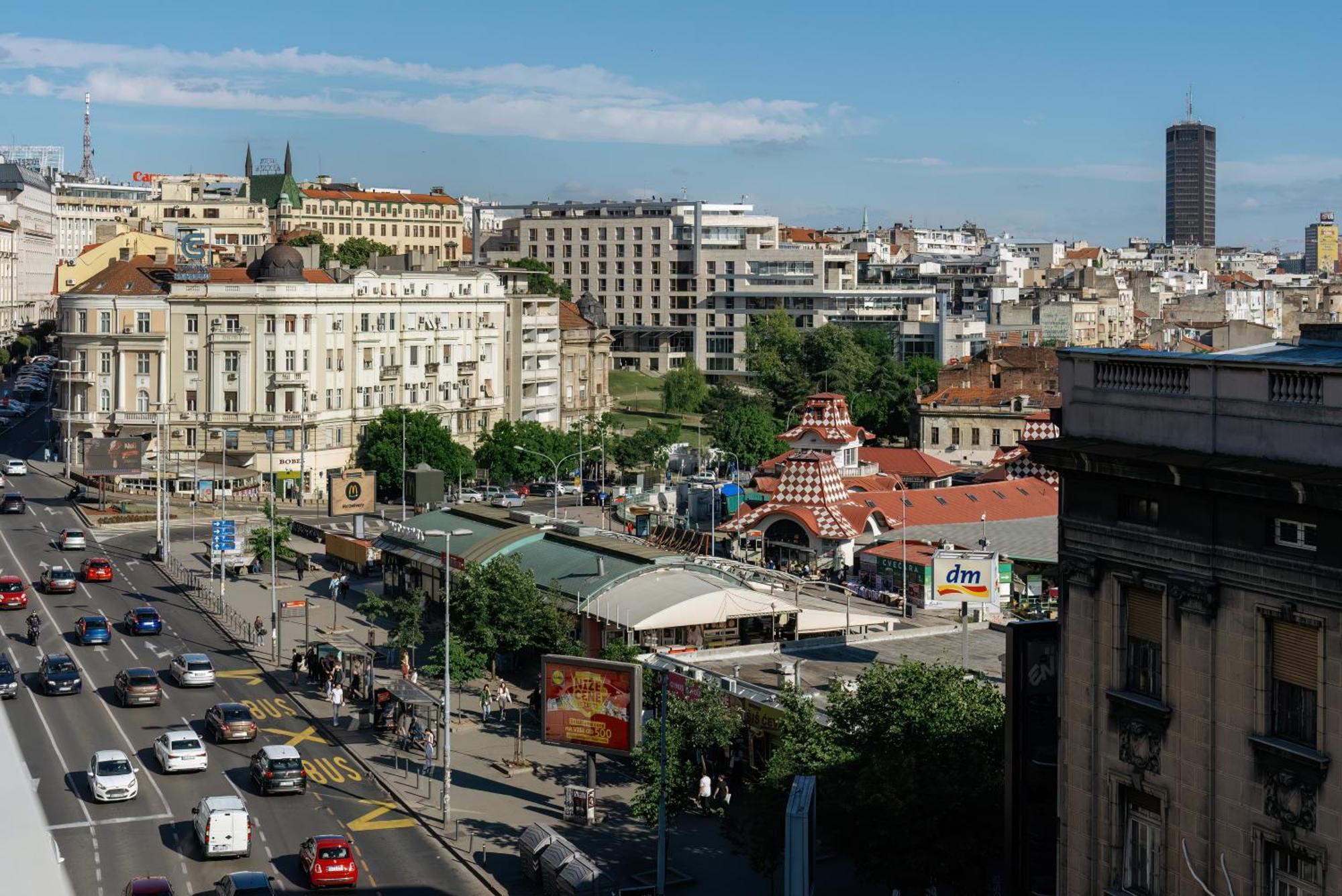Roof Shelter City View Old Town Renovated Belgrade Exterior photo